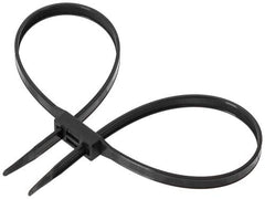 Kunststoffhandschellen, 10 St./P., 89 x 1,3cm, schwarz