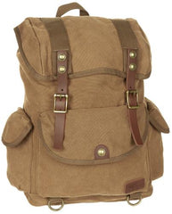 Rucksack, Canvas, "PT", braun