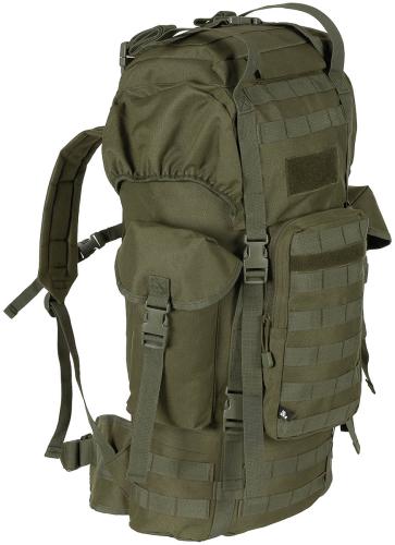 BW Kampfrucksack, "MOLLE", 65 l, Alu-Aussteifung, oliv