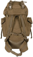 BW Kampfrucksack, "MOLLE", 65 l, Alu-Aussteifung, coyote