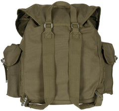 BW Rucksack, oliv, Canvas
