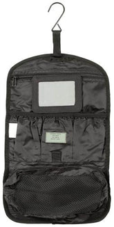 Brit. Waschzeugtasche, rollbar, schwarz