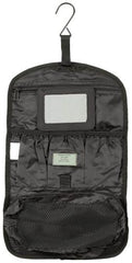 Brit. Waschzeugtasche, rollbar, schwarz