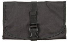 Brit. Waschzeugtasche, rollbar, schwarz