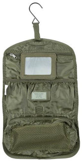 Brit. Waschzeugtasche, rollbar, oliv