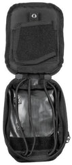 Gürtel-Umhängetasche, schwarz, mit abnehmbarem Holster