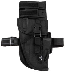 Pistolenbeinholster, schwarz, "Tactical", rechts
