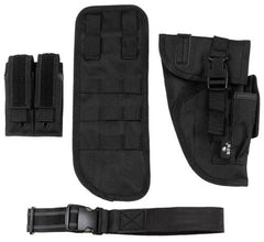 Pistolenbeinholster, schwarz, "Tactical", rechts