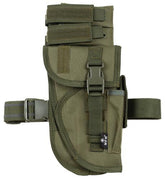 Pistolenbeinholster, oliv, "Tactical", rechts