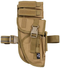 Pistolenbeinholster, coyote, "Tactical", rechts