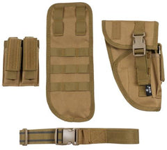 Pistolenbeinholster, coyote, "Tactical", rechts