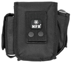 Gürteltasche mit 3 Fächern, schwarz