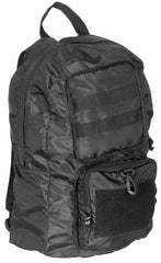 Rucksack, faltbar, schwarz