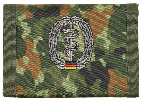 BW Geldbörse, flecktarn, "Sanitäter"