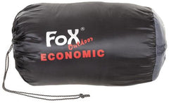 Mumienschlafsack, "Economic", schwarz-grau