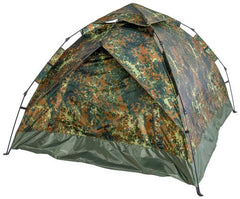 Zelt, "Quick Up Monodom", 3 Personen, flecktarn