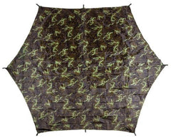 Plane, "Hexagon-Tarp", M 95 CZ tarn, ca. 340 x 310 cm