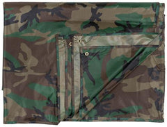 Mehrzweckplane, "Tarp", woodland, ca. 300 x 400 cm
