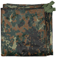 Mehrzweckplane,"Tarp Extreme", flecktarn, ca. 300 x 300 cm