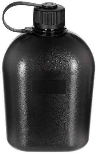 US Feldflasche, GEN II, 1 l, schwarz-transparent