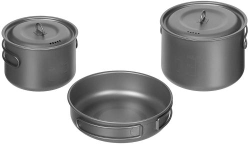 Kochset, Titan, 5-teilig