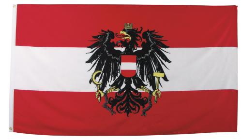 Fahne, Österreich, Polyester, 90 x 150 cm