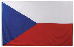 Fahne, Tschechische Republik, Polyester, 90 x 150 cm