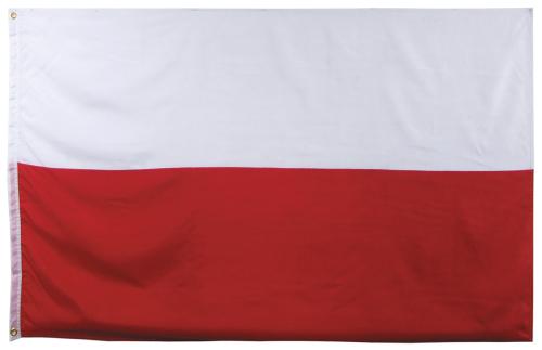 Fahne, Polen, Polyester, 90 x 150 cm