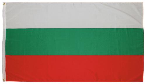 Fahne, Bulgarien, Polyester, 90 x 150 cm