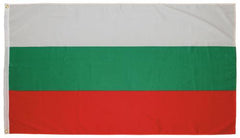 Fahne, Bulgarien, Polyester, 90 x 150 cm