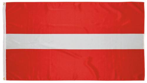 Fahne, Lettland, Polyester, 90 x 150 cm