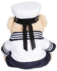 Teddybär, "Marine", mit Anzug und Kappe, ca. 28 cm