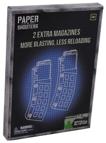 PAPER SHOOTERS, Bausatz, Magazin "Green Spit", 2er Pack