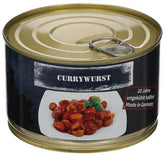 Currywurst, Vollkonserve, 400 g, 7% Mwst.