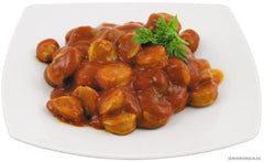 Currywurst, Vollkonserve, 400 g, 7% Mwst.