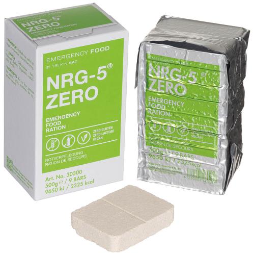 Notverpflegung, NRG-5, ZERO, 500 g (9 Riegel), 7% Mwst.