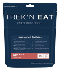 Trek 'n Eat, Jägertopf mit Rindfleisch, Nudeln, 7% Mwst.