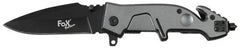 Klappmesser, Einhand, Metallgriff, schwarz