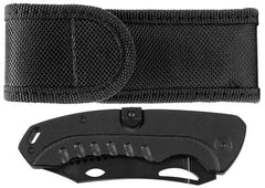 Klappmesser, 2 in 1, schwarz, G10-Griff