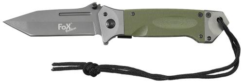 Klappmesser, Einhand oliv, G10-Griff