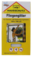Fliegengitter, "Wip", weiß, Befestigungsband, 100 x 100 cm