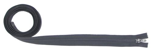 Reißverschluss, grau, teilbar, 200 cm