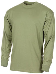 CZ Shirt, langarm, oliv, 150 g/m², neu