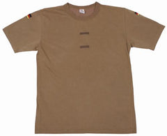 BW Tropen T-Shirt, gebr., mit Klett und Hoheitsabzeichen