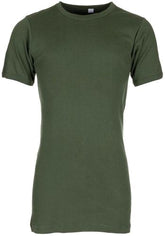 Ital. T-Shirt, halbarm, oliv, neuw.