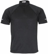 Brit. Funktions-Shirt,schwarz, Reißverschluss, gebr.