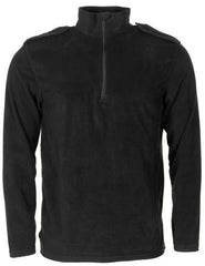 Brit. Polizei-Shirt, schwarz, Fleece, Reißverschluss, gebr.