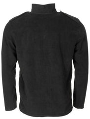 Brit. Polizei-Shirt, schwarz, Fleece, Reißverschluss, gebr.