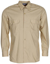 Span. Diensthemd, khaki, langarm, neuw.
