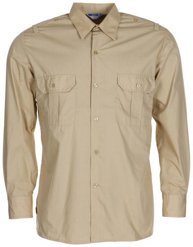 Span. Diensthemd, khaki, langarm, neuw.